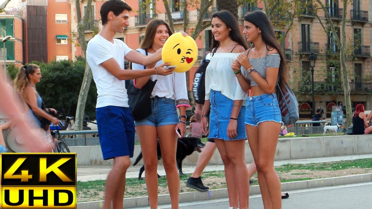 Prank Kissing Girls With Emoji Original Youtube