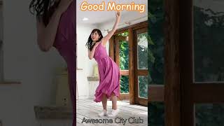 テレ朝・斎藤ちはるアナがAwesome City Club「Good Morning」をオリジナル振り付けで踊る！【グッド！モーニング特別コラボ】