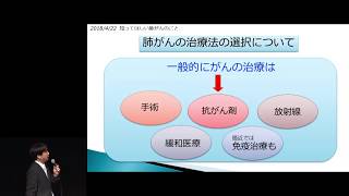 肺がんに対する外科療法、最近の胸腔鏡手術の進歩　三村 剛史