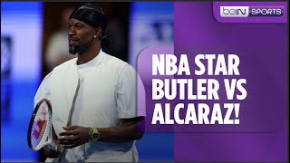 NBA star Jimmy Butler has a hit with Carlos Alcaraz