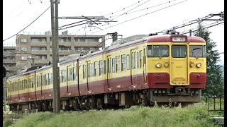 115系N40(旧新潟色)編成　信越本線下り快速新潟行き3481M