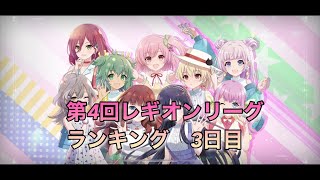 【ラスバレ】第4回レギオンリーグ3日目 ランキング