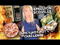 6 MILLION SCOVILLE SPICY HOT DROP CHALLENGE at Miyabi Shabu in Irvine, CA!! #RainaisCrazy