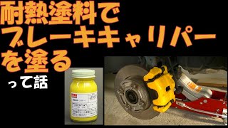 「耐熱塗料でブレーキキャリパーを塗る」ってお話（アルトターボRS）