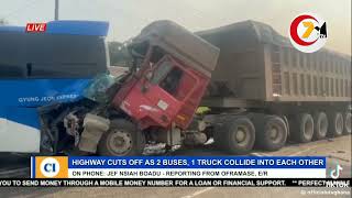 Unfortunate scene on the Accra- Kumasi highway, God have Mercy!