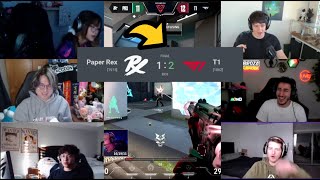 Valorant pros/streamers reacts to PRX losing 2-1 to T1