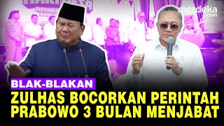 Buka-Bukaan Zulkas Bocorkan Perintah Tegas Prabowo Tiga Bulan Menjabat