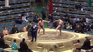 昇富士(2勝4敗)-澤勇(2勝4敗)/2018.3.25/noborifuji-sawaisamu/day15 #sumo