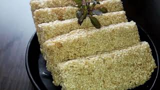 Sat-Tila Ekadashi Special White Sesame Bar.একাদশী_রেসিপি.Iskcon Prasad #Ekadashi #Prabhupadakitchen