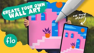 Draw You Own WALL ART on your iPad - Procreate Tutorial