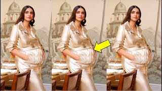 Pregnant Sonam Kapoor Flaunting her Baby Bump and Announce her Pregnancy with Fans