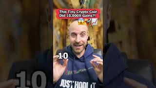 This Tiny Crypto Coin Did 10,000X Gains?! 😱🚀📈 #Shorts