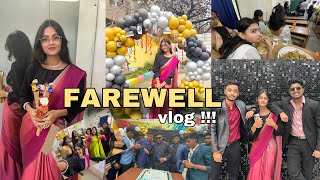 Class 12 farewell vlog 🍾💅🏻 !!!