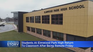 Elmwood Park students return to classroom after being remote Friday due to 'potential threat'