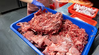 Netizens Voted NO1, Lamb Fried Noodles, Bone,Chops in Medicine Soup Making/羊肉炒麵,羊大骨排骨湯製作-Taiwan Food