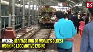 Watch: Heritage run of world's oldest working locomotive engine