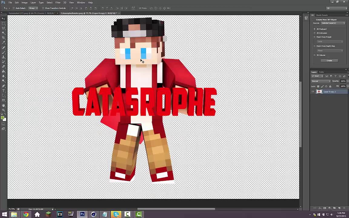 Speedart Catastrophe Minecraftbanner Youtube