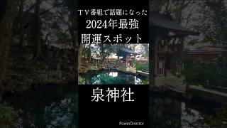 【ＴＶ番組で話題！2024年最強龍神スポット　泉と龍で最高の一年を　茨城県泉神社】 #開運スポット #パワースポット神社 #金運 #龍神#マツコの知らない世界#神社#パワースポット#shorts