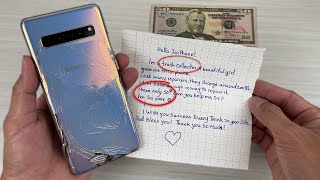 Restoring destroyed phone For Poor people, Restore Galaxy S10 Plus 5G Cracked