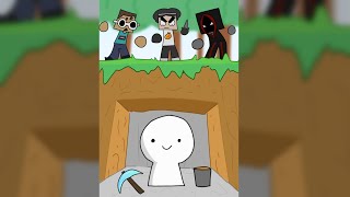 Dream Minecraft Manhunt in 1 minute (animation)