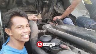 Install radiator man diesel engine tutorial