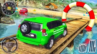 Water Surfer Prado Car Floating Race - Jeep Simulator - Best Android Gameplay