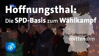 Hoffnungsthal (Rösrath): Die SPD-Basis zum Wahlkampf | tagesthemen mittendrin