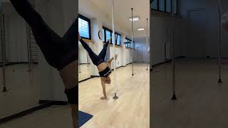 On the static pole, every move is strength, precision, and absolute control.