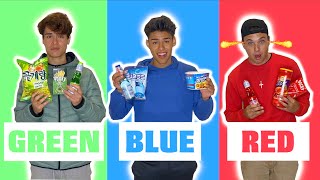 Eating Only ONE Colored Food for 24 Hours!!!