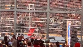 Edge vs Finn Balor Hell in a Cell Wrestlemania 39 live crowd reaction!!