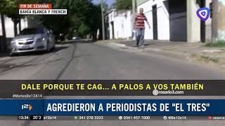 Agredieron a periodistas de El Tres cuando cubrían un hecho delictivo