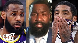 Kyrie Irving is SO jealous of LeBron - Kendrick Perkins | First Take