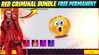 How To Get Red Criminal Bundle In Free Fire Max - 2022 No Glitch Kaise Milega - Free Permanent Trick