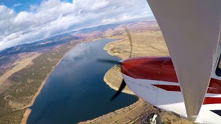 Cessna 182T Flight around the Colorado Front Range from Greeley to Centennial