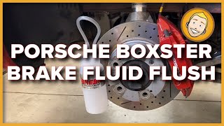 How to FLUSH BRAKE FLUID Porsche Boxster 986 (Project 48)