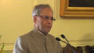 Probationers of Indian Foreign Service calls-on the President on June 12, 2013 - Part - II