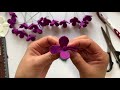 フェルトフラワーの作り方　あじさい　100均diy　how to make felt flower【hydrangea】