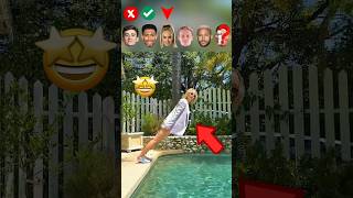 Gavi Vs Bellingham Vs Lehmann Vs De Jong Vs Neymar Vs Ronaldo Water Jump Challenge #football #soccer