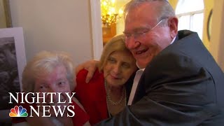 A Reunion For Three Holocaust Survivors Seen In Iconic Image, 72 Years Later | NBC Nightly News