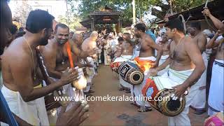 Panchavadyam by Parakkatt Thankappan Marar and team at Arangottukara Thalappoli 2022