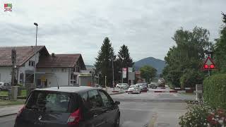 Železniški prehod Žalec #2 (SLO) - 6.8.2024 / Železniční přejezd / Slovenian railroad crossing