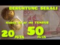 BERUNTUNG SEKALI tembus  20 juta dan 50 juta harga uang koin 500 rupiah dan 100 rupiah.