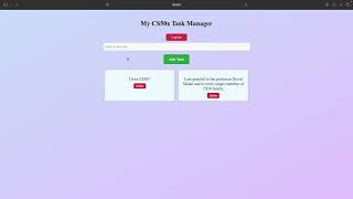 MyTask | CS50x | Final Project