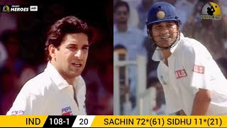 20 Year Old Sachin Destroying Great pak Bowlers , Those 3 sixes WOW What a treat