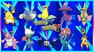 Pokemon X \u0026 Y - All Pokemon Evolves By Using Evolution Stone From Gen (1-6)