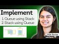 L79. Implement Queue using Stack & Stack using Queue