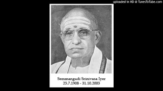 Semmangudi Srinivasa Iyer - karuNa ElAgaNTE nI vidhamE - varALi - tyAgarAja