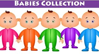 Five Little Babies And Many More - Nursery Rhymes Collection Vol 1 - JamJammies Kids Songs