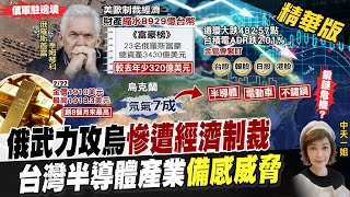 【盧秀芳辣晚報】俄武力攻烏 慘遭經濟制裁 台灣半導體產業備感威脅 台.日.星國支持華府制裁計畫 @中天新聞CtiNews 精華版