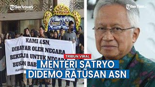 Menteri Satryo Disebut Tampar \u0026 Pecat Pegawai, Ratusan ASN Berdemo, Istana Buka Suara